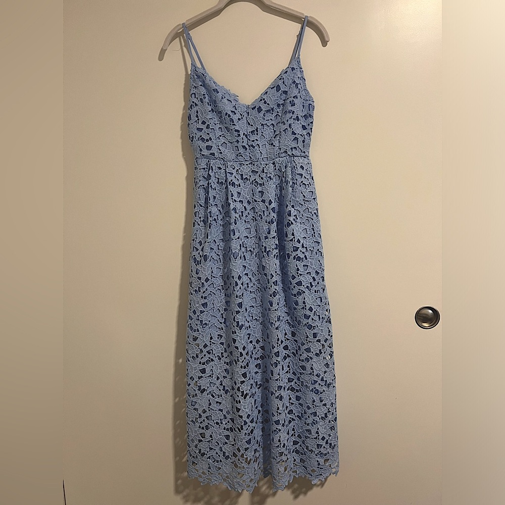Lace dress - light blue - wedding guest - ASTR